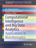 Computational intelligence and big data analytics application in bioinformatics 