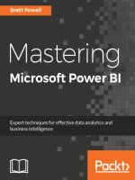Mastering microsoft power BI  expert techniques for effective data analytics and business intelligence 
