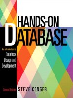 Hands on database  an introduction to database design and development 2nd edition (2) 