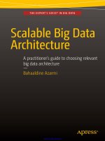 Scalable big data architecture  a practitioners guide to choosing relevant big data architecture 
