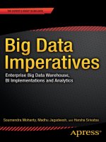 Big data imperatives  enterprise big data warehouse, BI implementations and analytics 