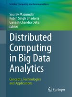 Distributed computing in big data analytics  concepts, technologies and applications 