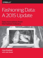 Fashioning data  a 2015 update 