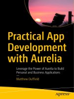 Practical app development with aurelia  leverage the power of aurelia to build personal and business applications 