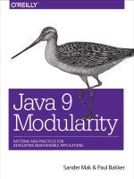 Java 9 modularity  patterns and practices for developing maintainable applications 
