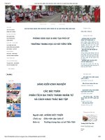 Các bài toán phân tích đa thức tành nhân tử và cách khai thác bài toán 