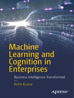 Machine learning and cognition in enterprises  business intelligence transformed 