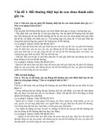 Thảo luận thứ 7 môn luật dân sự 2