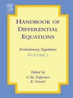 Dafermos c m feireisl e handbook of differential equations evolutionary equations vol 2 