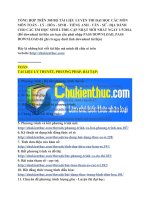 Chukienthuc com kho tài liệu LTĐH đồ sộ và hot đầy đủ các môn 