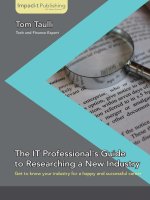 The IT professionals guide to researching a new industry  get to know your industry for a happy and successful career 
