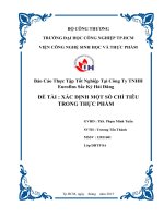 báo cáo thực tập tốt nghiệp công ty TNHH eurofin sắc ký hải đăng 