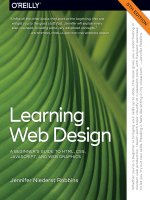 Learning web design  a beginners guide to HTML, CSS, javascript, and web graphics 5th edition