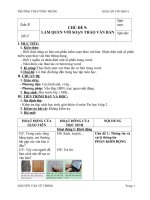 giáo án tin học 6 chủ đề 9,10,11  biên soan lê đức long