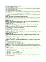 Cac dang bai tap hoa hoc lop 10 