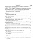 TỔNG QUAN VỀ GIÁ TRỊ CÁC PHƯƠNG PHÁP CHẨN ĐOÁN VIÊM RUỘT THỪA