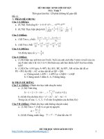 Đề đáp án HSG Toán 7 huyện