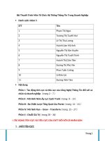 Bài Thuyết Trình Môn Tổ Chức Hệ Thống Thông Tin Trong Doanh Nghiệp