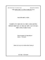 Nghiên cứu một số cấu trúc cộng hưởng mới để thiết kế các bộ lọc siêu cao tần dựa trên công nghệ vi dải (tt) 