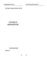 SỔ TAY PHÁP LUẬT DÀNH CHO VIÊN CHỨC