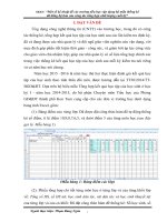 skkn một số kỹ thuật để các trường tiểu học vận dụng bộ mẫu thống kê đã đồng bộ hóa vào công tác tổng hợp chất lượng cuối kỳ 