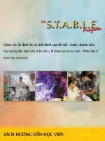 Chăm sóc ổn định trẻ sơ sinh bệnh sau hồi sức / trước chuyển viện