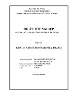 ĐỒ ÁN TỐT NGHIỆP NGÀNH: KỸ THUẬT CÔNG TRÌNH XÂY DỰNG