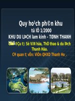 Mẫu slide giới thiệu dự án quy hoạch