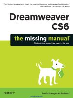 869 dreamweaver CS6  the missing manual 