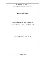 Nghiên cứu trạng thái ứng suất dư trong liên kết hàn nút giàn dạng ống 