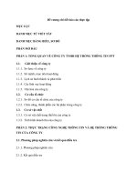 Đề cương chi tiết báo cáo thực tập