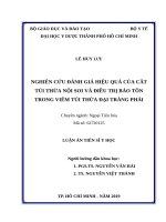 Nghiên cứu đánh giá hiệu quả của cắt túi thừa nội soi và điều trị bảo tồn trong viêm túi thừa đại tràng phải