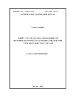 Nghiên cứu chế tạo màng mỏng kích thước micromet trên cơ sở các sản phẩm dầu mỏ để bảo vệ vũ khí trang bị kỹ thuật quân sự 