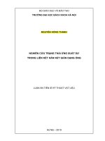 Nghiên cứu trạng thái ứng suất dư trong liên kết hàn nút giàn dạng ống