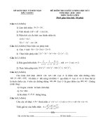 De toan 8(HK1, 2018 2019)