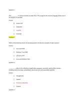 Unit 1 assessment is used to translate an entire 3GL or 4GL program into machine