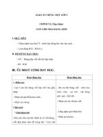 Giáo án Tiếng Việt 2 tuần 16 bài: Chính tả  Tập chép: Con chó nhà hàng xóm. Phân biệt uiuy, trch, dấu hỏidấu ngã