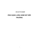 ỨNG DỤNG LORA GIÁM sát môi TRƯỜNG (có code)