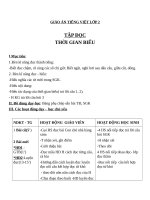 Giáo án Tiếng Việt 2 tuần 16 bài: Luyện từ và câu  Từ chỉ tính chất. Câu kiểu Ai thế nào? MRVT: Từ ngữ về vật nuôi