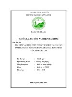 Tìm hiểu vai trò, chức năng, nhiệm vụ của cán bộ phụ trách nông nghiệp xã bảo hà   huyện bảo yên   tỉnh lào cai 