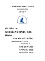 Chủ đề báo cáo: NITROGEN DIOXIDE (N02)