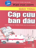 Giáo trình cấp cứu ban đầu   dùng trong các trường học chuyên nghiệp  