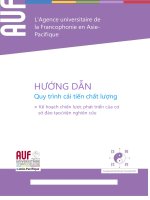 HƯỚNG DẪN Quy trình cải tiến chất lượng > Kế hoạch chiến lược phát triển của cơ sở đào tạo/viện nghiên cứu