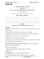 Tuần 30 giáo án lớp 1 soạn theo ĐHPTNLHS năm học 2018   2019 