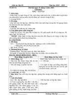 Tuần 31 giáo án lớp 4 soạn theo ĐHPTNLHS năm học 2018   2019 