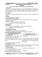 Tuần 30 giáo án lớp 4 soạn theo ĐHPTNLHS năm học 2018   2019 