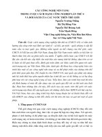 CÁC CÔNG NGHỆ NỀN TẢNG TRONG CUỘC CÁCH MẠNG CÔNG NGHIỆP LẦN THỨ 4 VÀ ĐỐI SÁCH CỦA CÁC NƯỚC TRÊN THẾ GIỚI