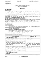 Tuần 28 giáo án lớp 2 soạn theo ĐHPTNLHS năm học 2018   2019 