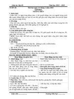 Tuần 26 giáo án lớp 4 soạn theo ĐHPTNLHS năm học 2018   2019 