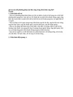 giá trị của mỗi phương pháp cận lâm sàng trong chẩn đoán ung thư